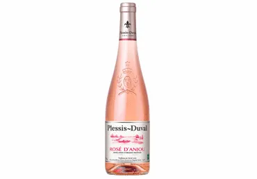 Rožinis pusiau saldus vynas PLESSIS-DUVAL ROSÉ d'ANJOUR AOC, 750 ml
