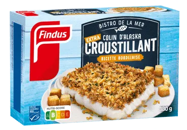 Saldēta mintaja fileja Bordelaise FINDUS 380g