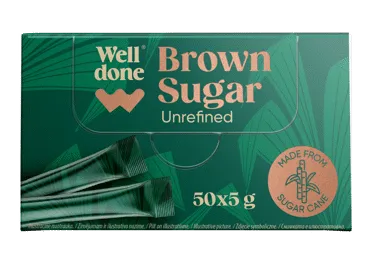 Rudasis smulkus cukrus WELL DONE, 250 g