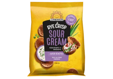 Rudzu sausiņi LINKOSUO ar skābo krējumu 150g