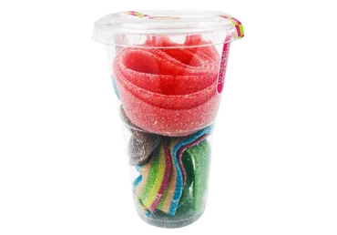 Rūgštūs guminukai (juostelės) MAJAI, įvairių vaisių skonio, 140 g