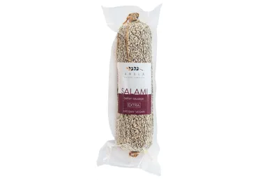 EXTRA SALAMI rūkyta veganiška dešra 250 g, AMALA