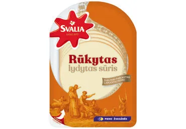 Rūkytas lydytas sūris SVALIA (riekelės), 45 % rieb. s. m., 150 g