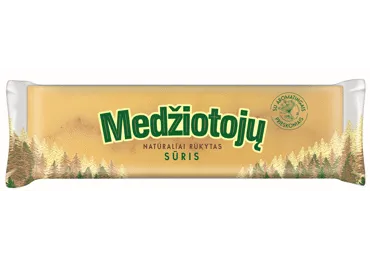 Rūkytas MEDŽIOTOJŲ sūris su prieskoniais, 42 % rieb. s. m., 200 g