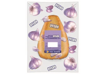Rūkytas varškės sūris su česnakais DVARO, 22% rieb., 1 kg