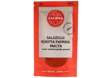 Rūkytos raudonos saldžiosios paprikos SALDVA, 25 g