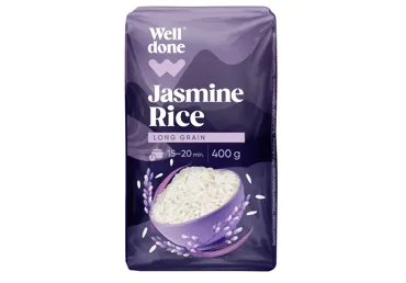 Ryžiai JASMINE WELL DONE, 400 g