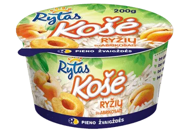 Ryžių košė RYTAS, su vanile, 200 g