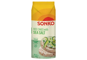 Ryžių paplotėliai SONKO su jūros druska, 130 g