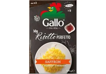 Rīsi GALLO Risotto safrāna 175g