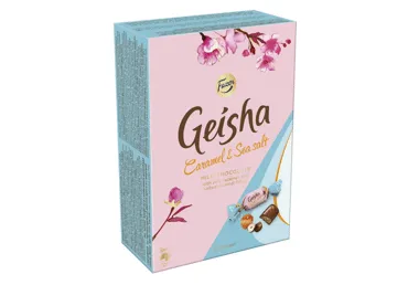 Saldainiai GEISHA su karamelės ir jūros druskos įdaru, 150 g