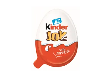 Saldainiai pieniniame ir kakavos kreme KINDER JOY su žaislu, 20 g