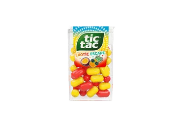 Saldainiai TIC TAC, ananasų ir pasiflorų skonio, 18 g