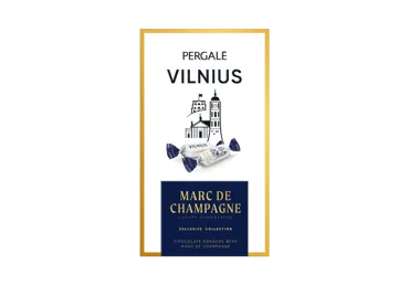 Saldainiai PERGALĖ VILNIUS MARC DE CHAMPAGNE, 140 g