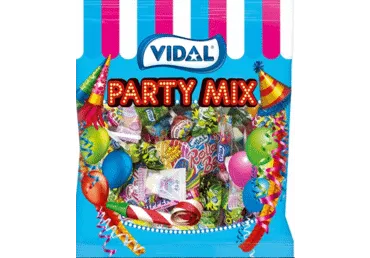 Saldainių rinkinys VIDAL PARTY MIX, 150 g