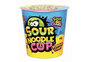 Želejas konfektes Sour Noodle JOHNY BEE 65g