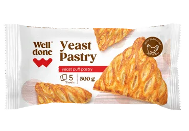 Šaldyta mielinė tešla WELL DONE, 500 g