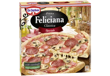 Pica FELICIANA  ar šķiņķi, sēnēm un salami 335g