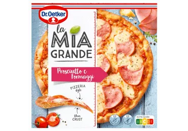Šaldyta pica DR. OETKER LA MIA GRANDE PROSCIUTTO E FORMAGGI, 400 g