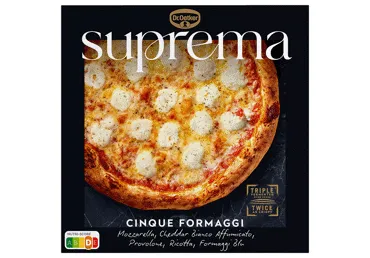 Saldēta pica Cinque Formaggi SUPREMA 492g