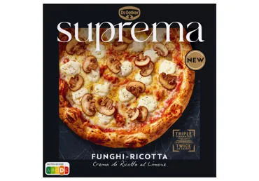 Šaldyta pica DR. OETKER SUPREMA FUNGHI-RICOTTA, 525 g