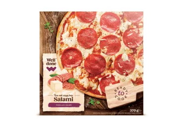 Šaldyta pica Salami, WELL DONE 370g, 370 g