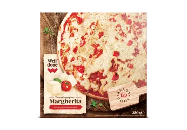 Šaldyta pica WELL DONE Margherita 350g, 350 g