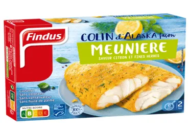 Šaldyta rudagalvių menkių filė FINDUS su citrinom. ir žolel., 250 g