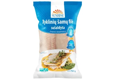 Šaldyta ryklinių šamų filė SUNRISE be odos, 750 g