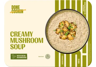 Šaldyta trinta pievagrybių sriuba DONE COOKIN, 400 g