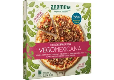 Šaldyta augalinės kilmės pica MEXICANA ANAMMA, 350 g