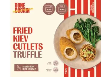 Šaldytas KIJEVO kotletas DONE COOKIN su trumų įdaru, 260 g
