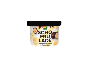 Šaldyti bananai šokolade SCHO FRU LADE, 130 g