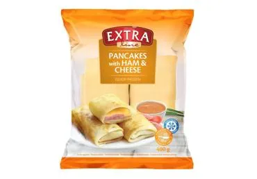 Pankūkas EXTRA LINE šķiņķa siera 400g