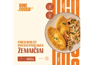 Šaldyti kepti žemaičių blynai DONE COOKIN, 2 vnt., 260 g