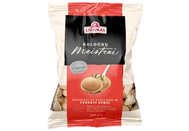 Šaldyti koldūnai LIŪTUKAS su kiauliena ir čederiu, 400 g