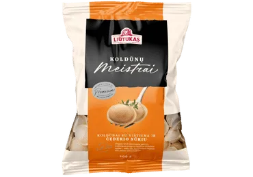Šaldyti koldūnai LIŪTUKAS su vištiena ir čederiu, 400 g