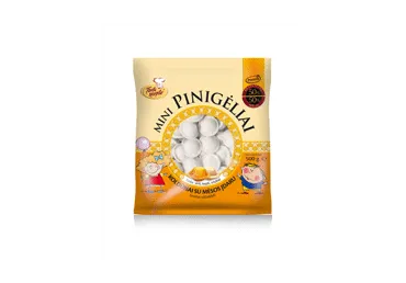 Šaldyti koldūnai MINI PINIGĖLIAI su mėsos įdaru, 500 g