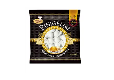 Šaldyti koldūnai PINIGĖLIAI su mėsos įdaru, 500 g