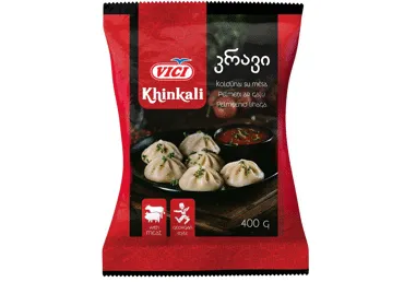 Šaldyti koldūnai su mėsa VIČI KHINKALI, 400 g
