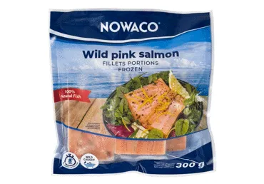 Šaldyti laukinių lašišų kepsneliai NOWACO, 300 g