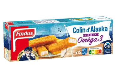 Saldēti zivju filejas pirkstiņi FINDUS 420g