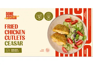 Šaldyti vištienos maltinukai DONE COOKIN su įdaru CEZARIS, 290 g