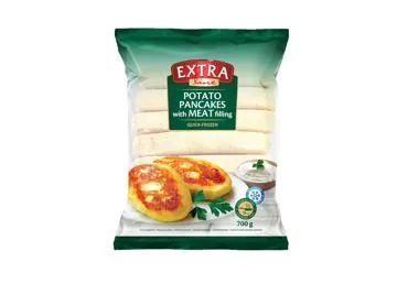 Šaldyti ŽEMAIČIŲ blynai su mėsos įdaru EXTRA LINE, 700 g