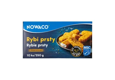 Šaldyti žuvų filė piršteliai NOWACO, 250 g
