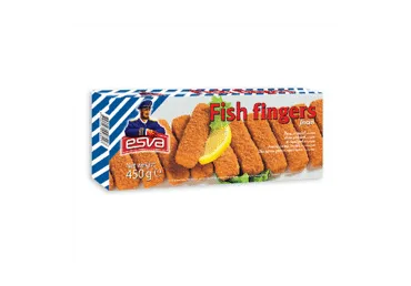 Šaldyti žuvų piršteliai ESVA, 450 g