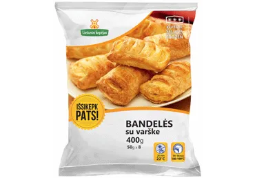Šaldytos bandelės su varške LIETUVOS KEPĖJAS, 400 g