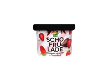 Šaldytos braškės šokolade SCHO FRU LADE, 130 g