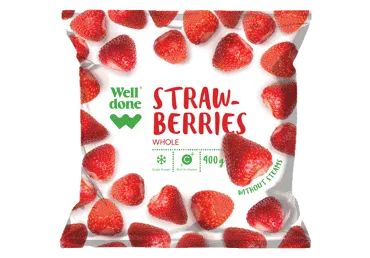 Saldētas zemenes WELL DONE 400g