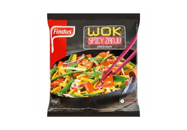Šaldytos daržovės WOK SPICY FINDUS, 325 g